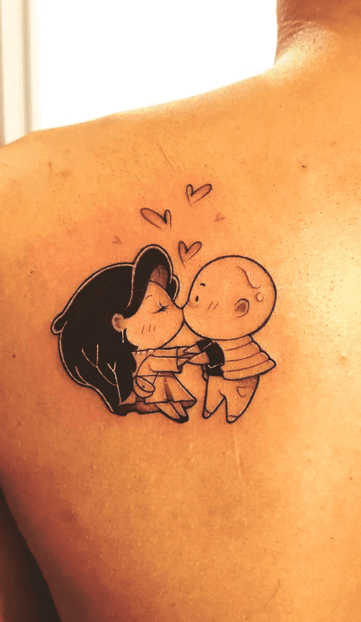 Kiss Day Tattoo Portrait