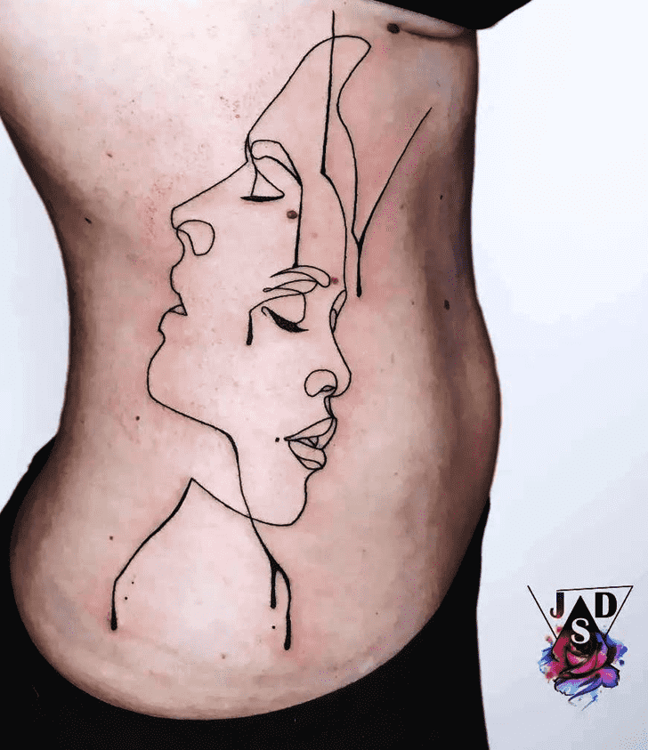 Kiss Tattoo Design Image