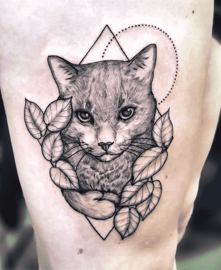 Kitty Tattoo Design Image