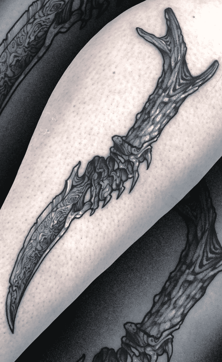 Knife Tattoo Photo