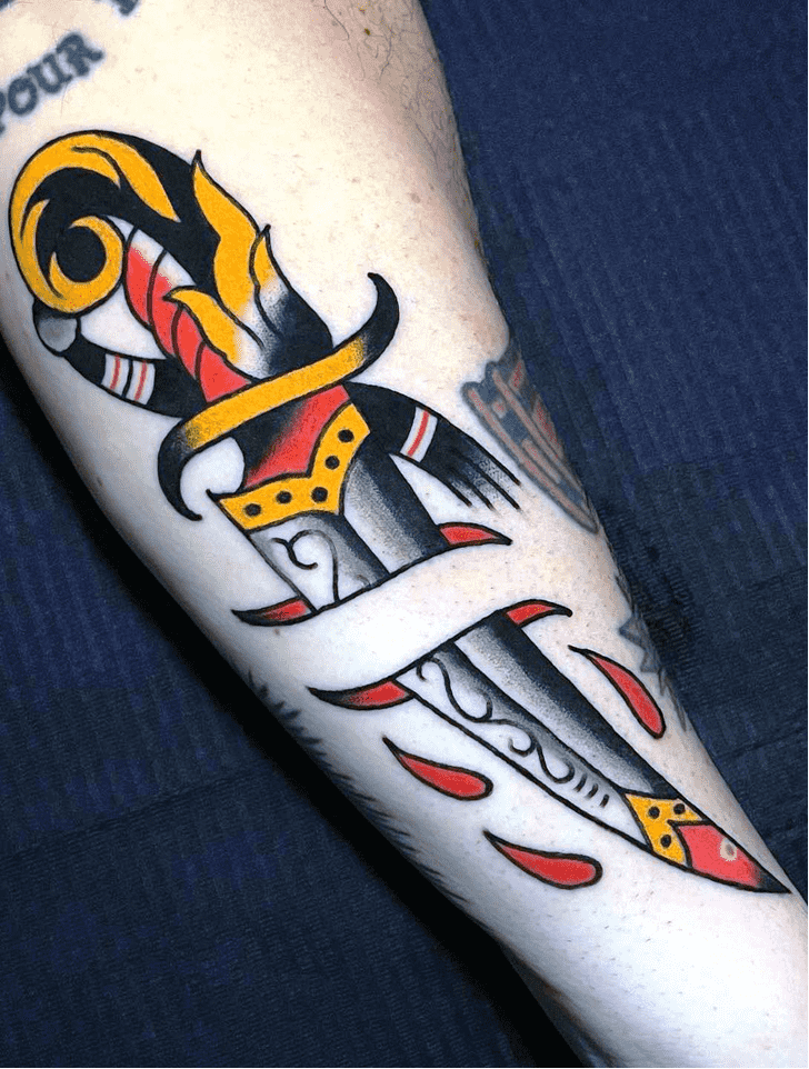 Knife Tattoo Photos