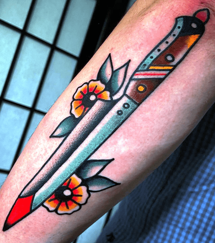 Knife Tattoo Portrait