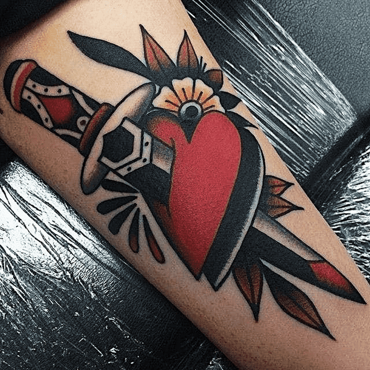 Knife Tattoo Photograph