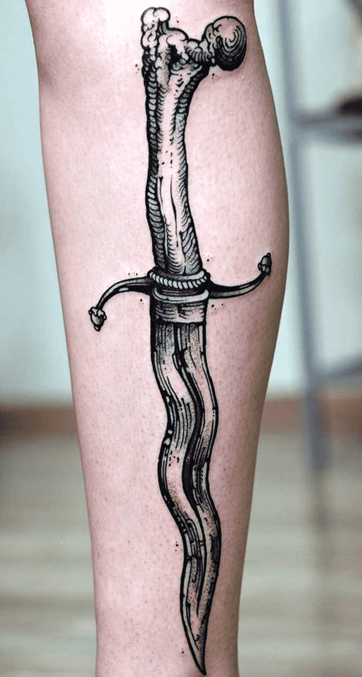 Knife Tattoo Photo