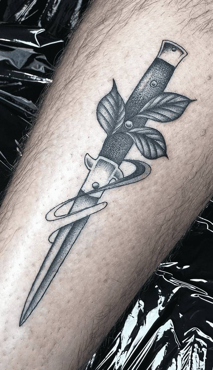 Knife Tattoo Portrait