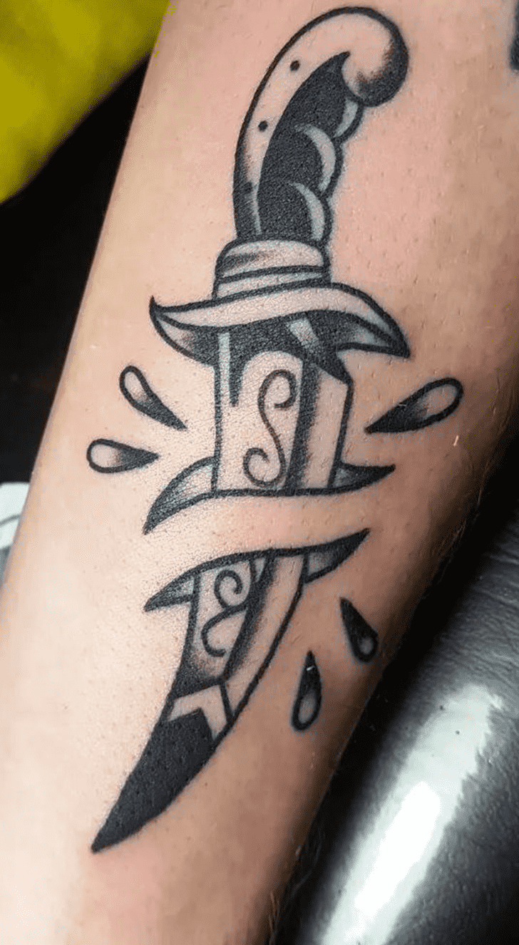 Knife Tattoo Photo