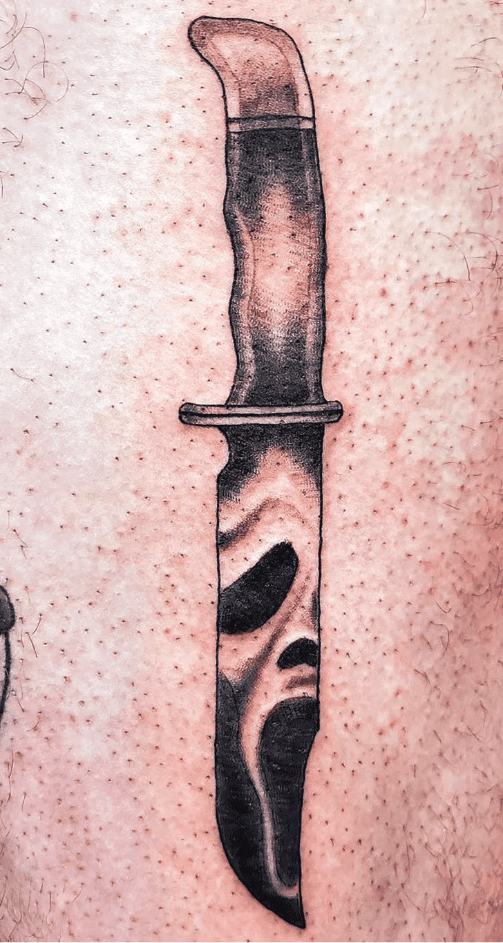 Knife Tattoo Photograph