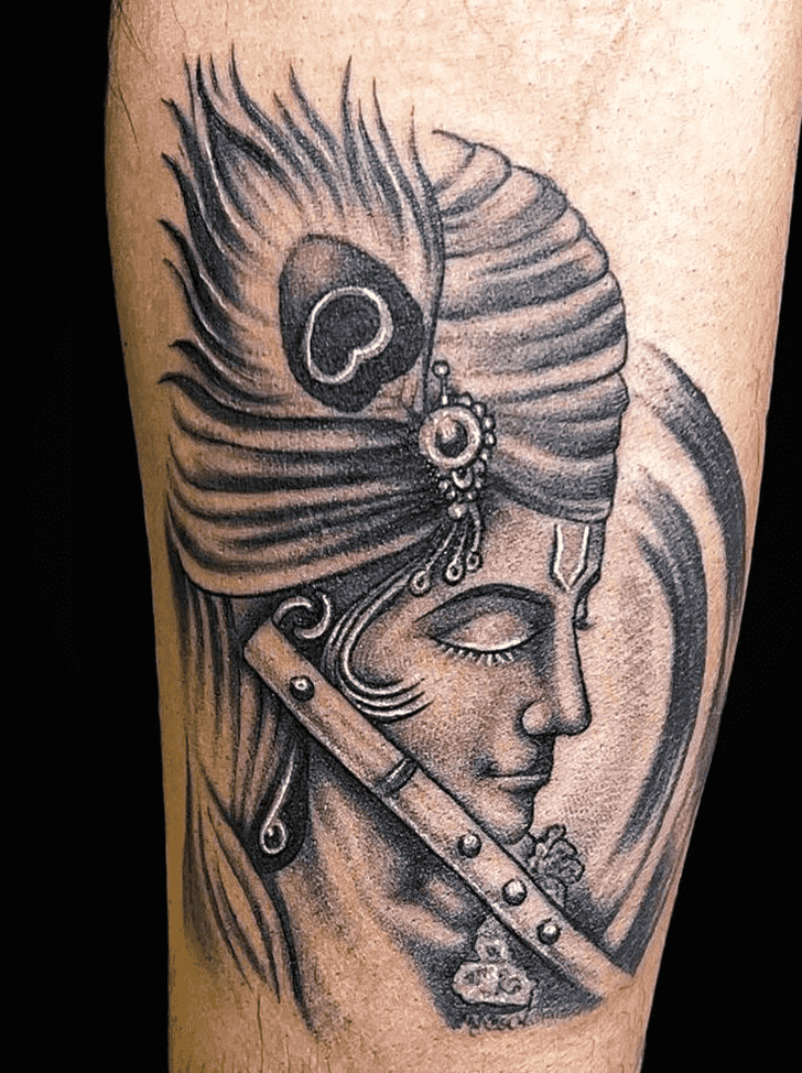 Krishna Tattoo Photo