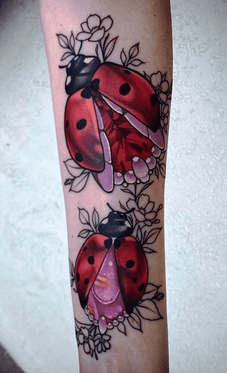 Ladybugs Tattoo Shot