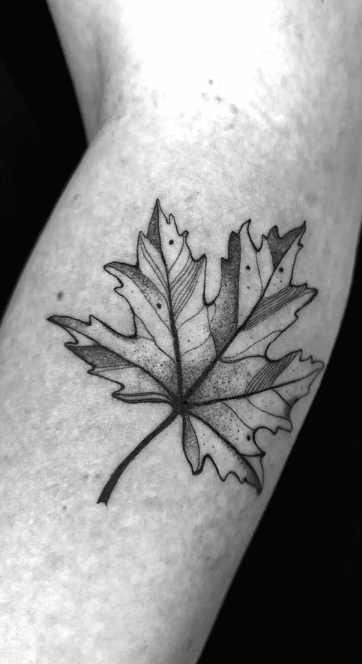 Leaf Tattoo Shot