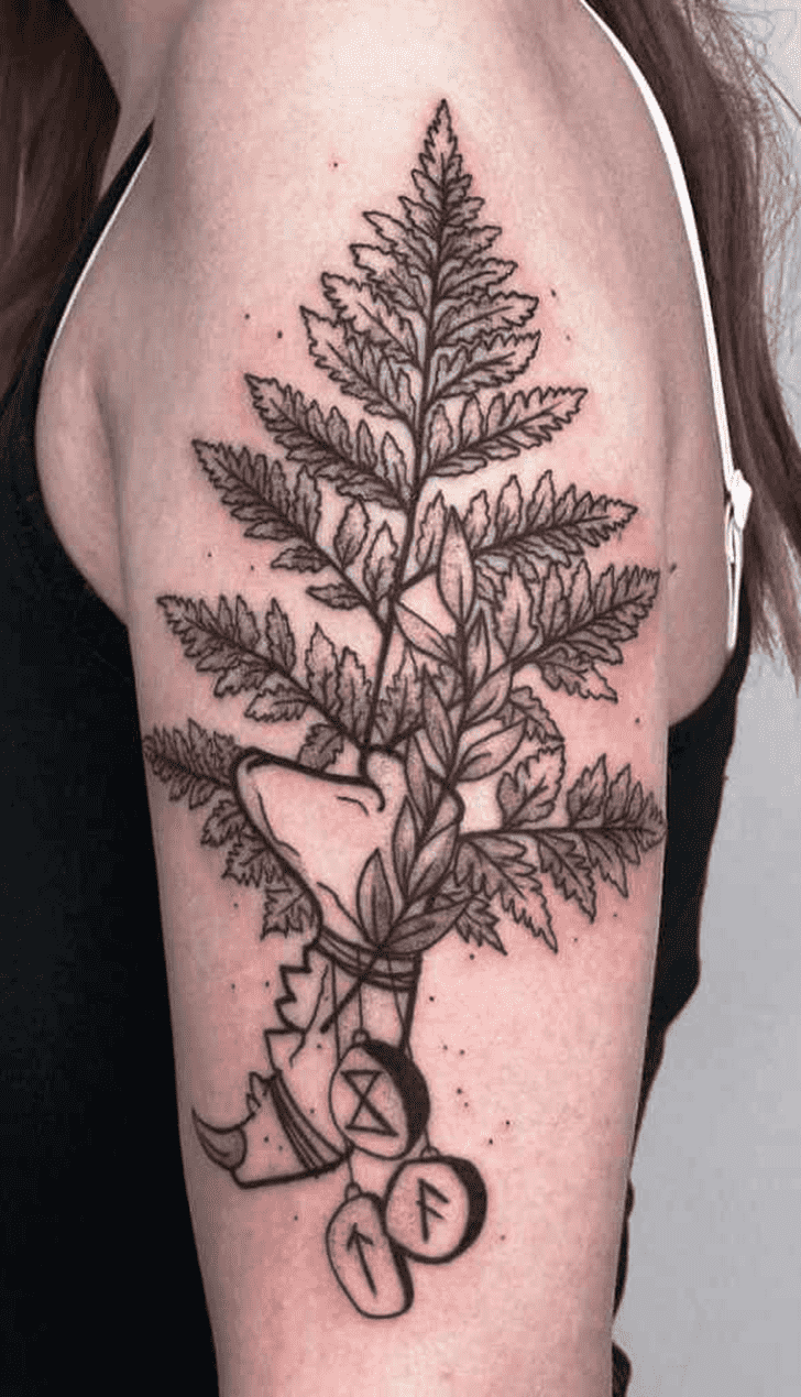 Leaf Tattoo Ink