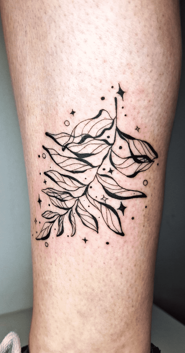 Leaf Tattoo Portrait