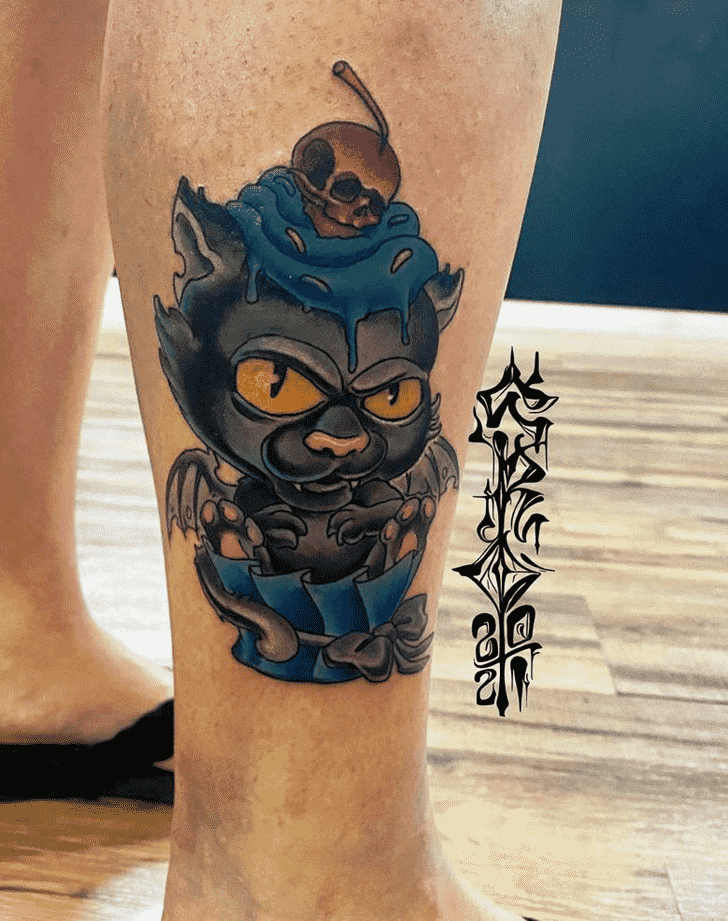 Leg Tattoo Figure