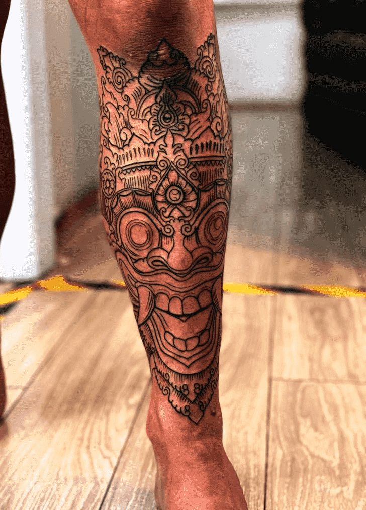 Leg Tattoo Snapshot