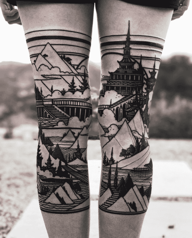 Leg Tattoo Ink