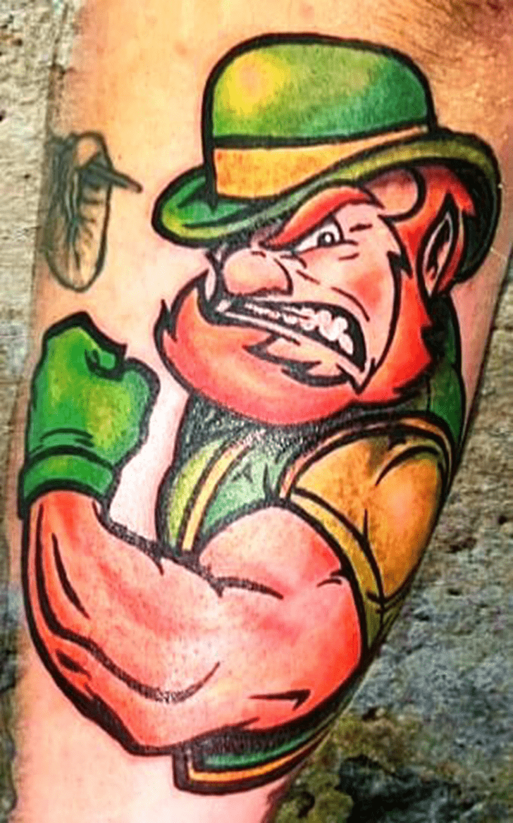 Leprechaun Tattoo Design Image