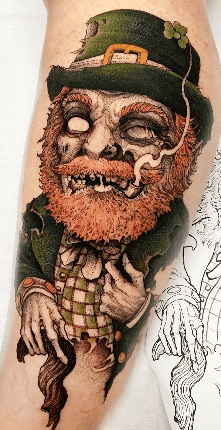 Leprechaun Tattoo Design Image