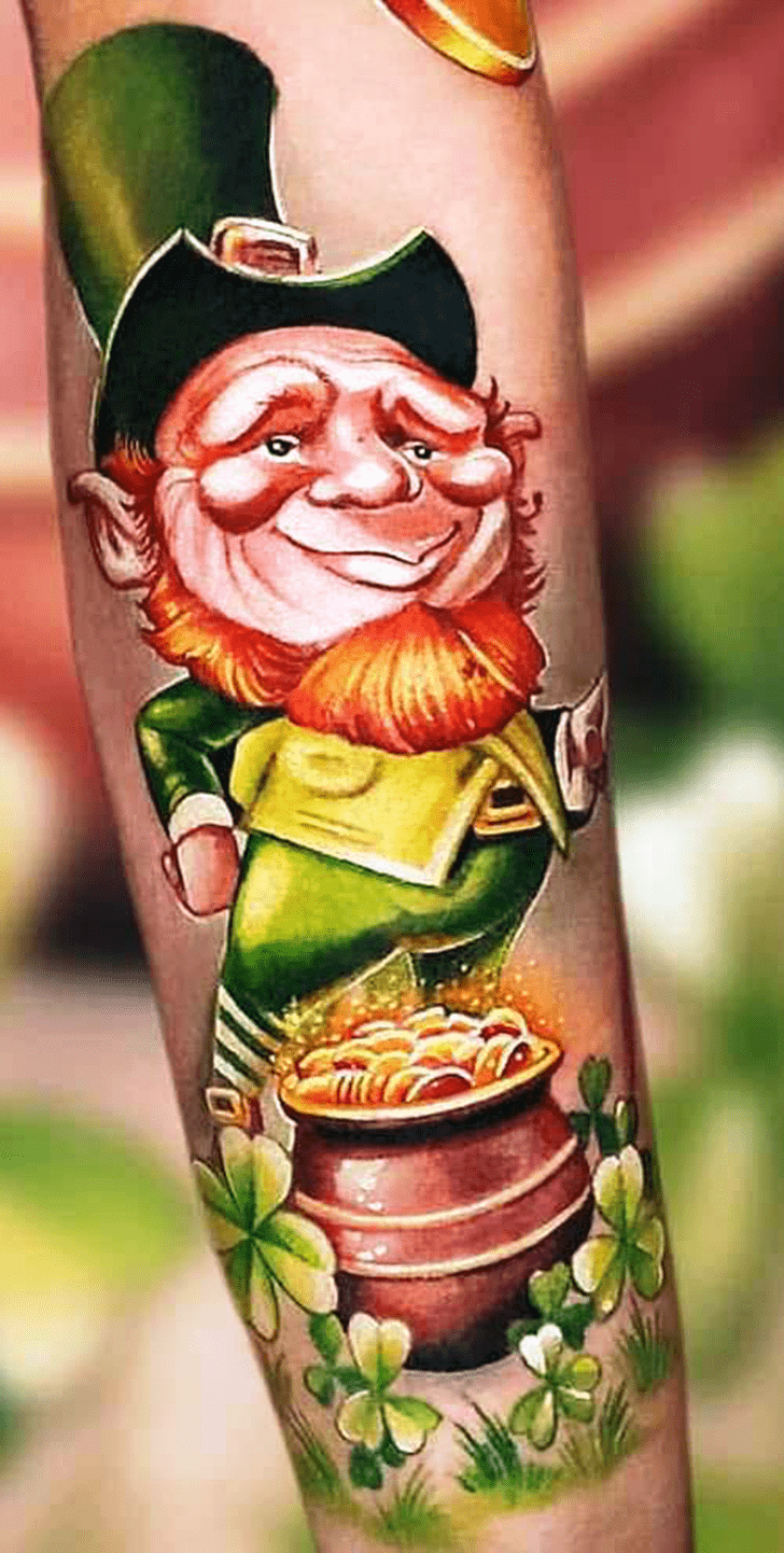 Leprechaun Tattoo Design Image