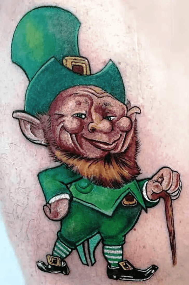 Leprechaun Tattoo Portrait