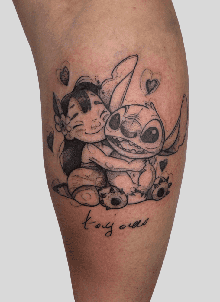 Lilo And Stitch Tattoo Design Image