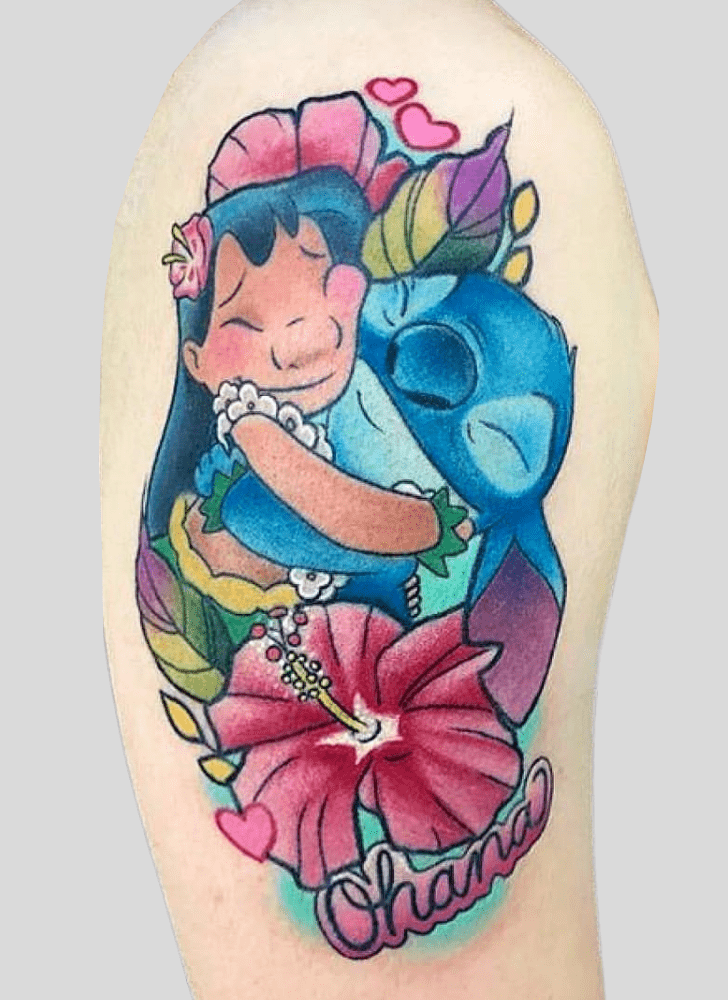 Lilo And Stitch Tattoo Shot