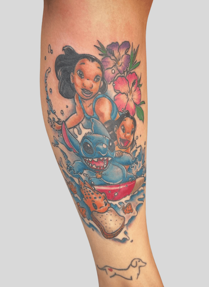 Lilo And Stitch Tattoo Photograph