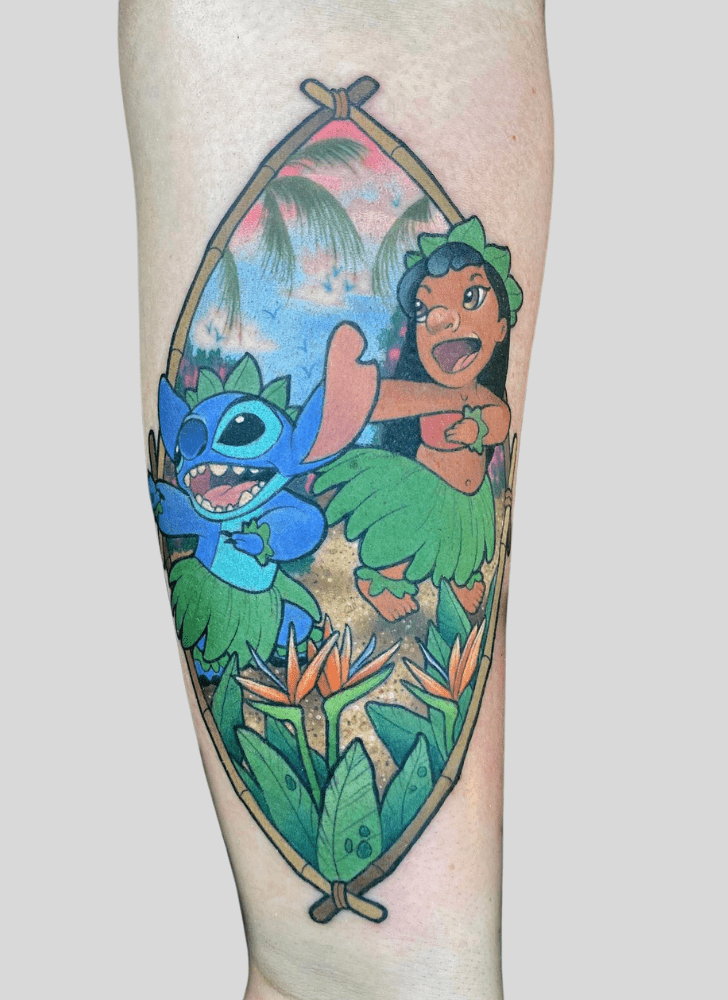 Lilo And Stitch Tattoo Photo