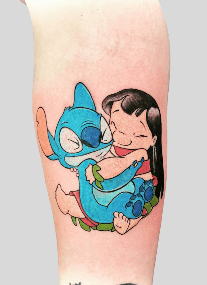 Lilo And Stitch Tattoo Figure