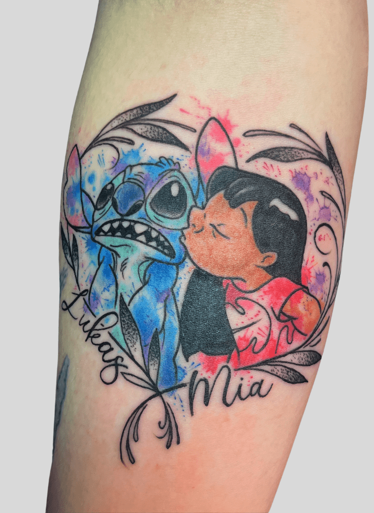 Lilo And Stitch Tattoo Photograph