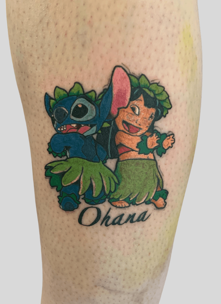 Lilo And Stitch Tattoo Portrait