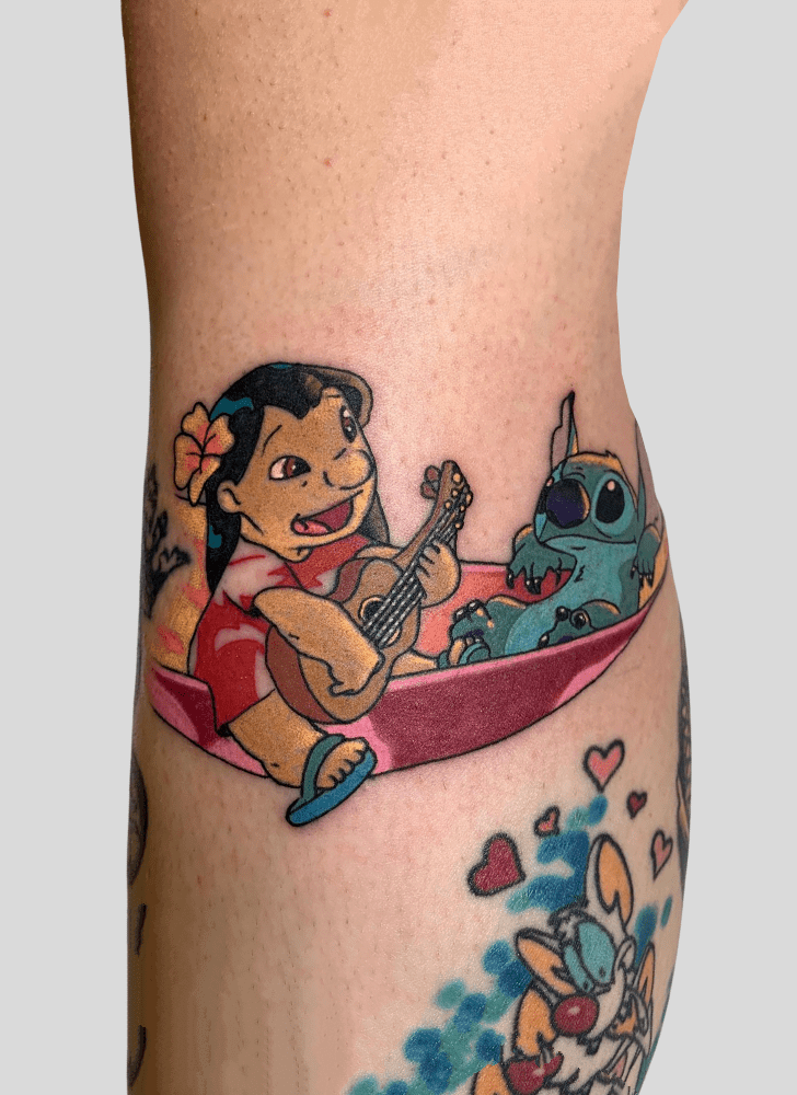 Lilo And Stitch Tattoo Design Image