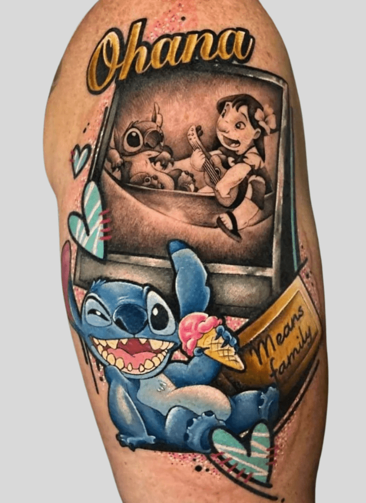 Lilo And Stitch Tattoo Photo