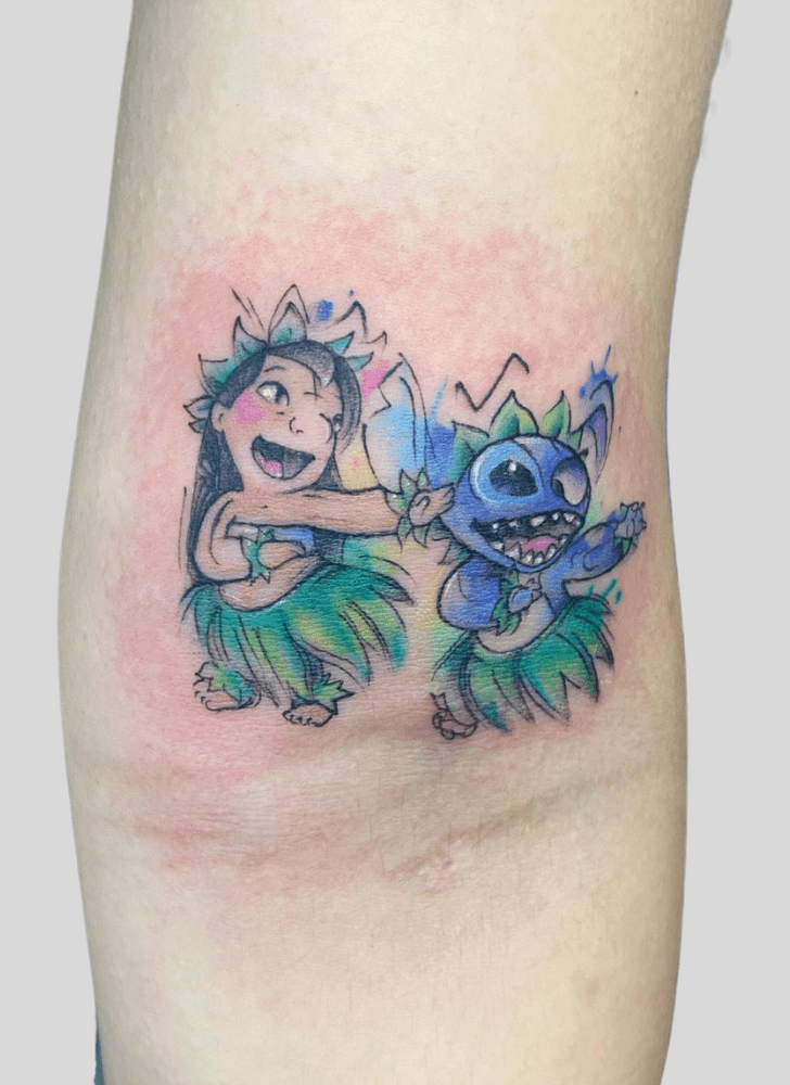 Lilo And Stitch Tattoo Photograph