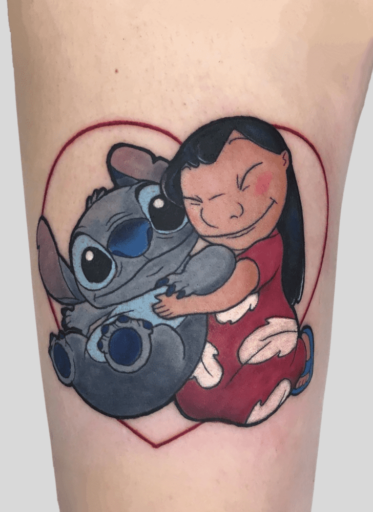 Lilo And Stitch Tattoo Portrait