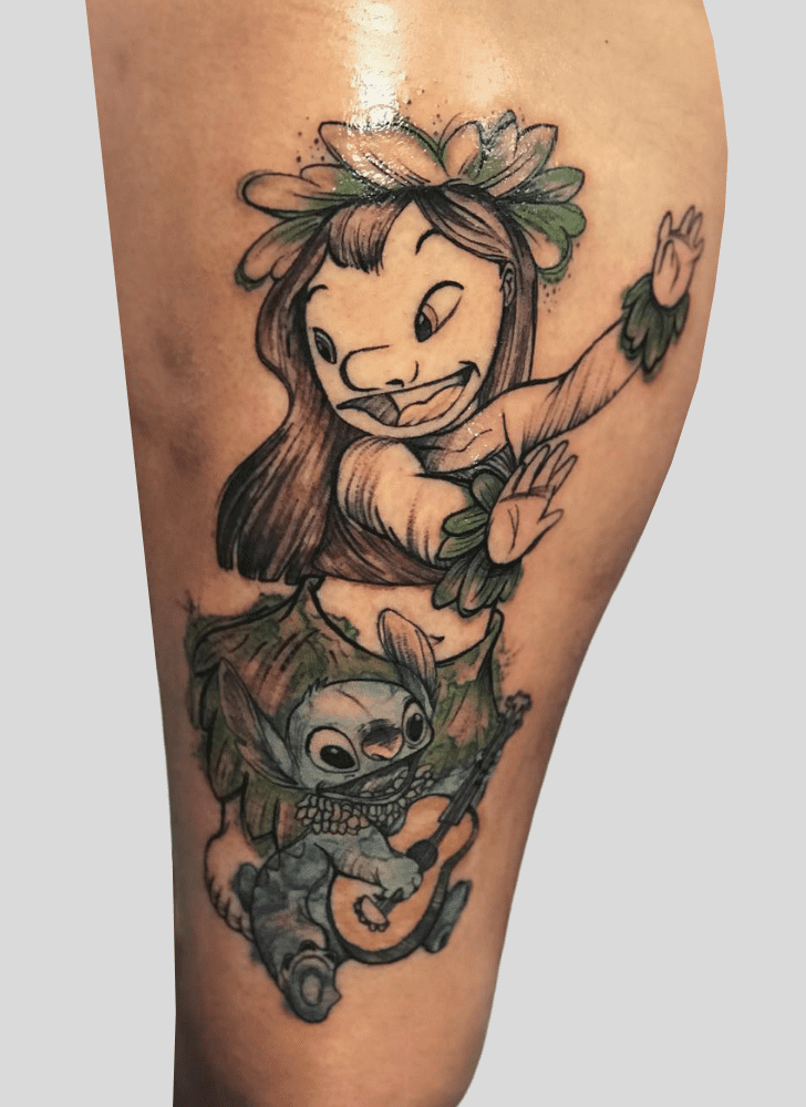 Lilo And Stitch Tattoo Shot