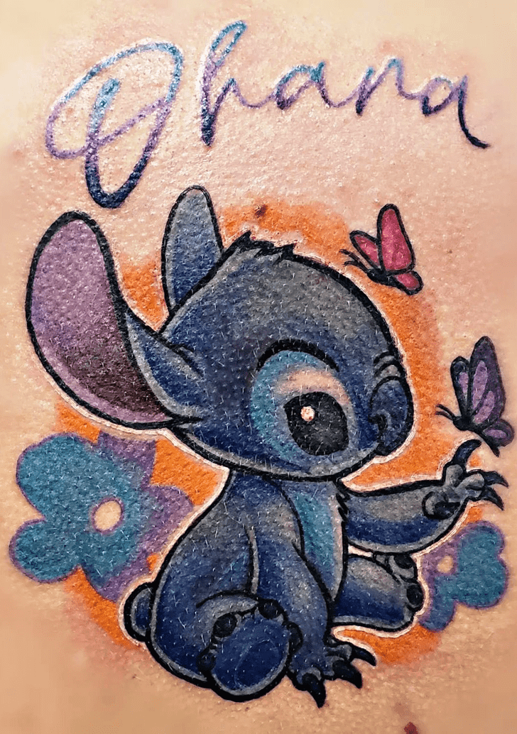 Lilo And Stitch Tattoo Portrait