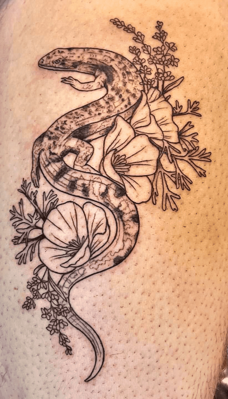 Lizard Tattoo Portrait