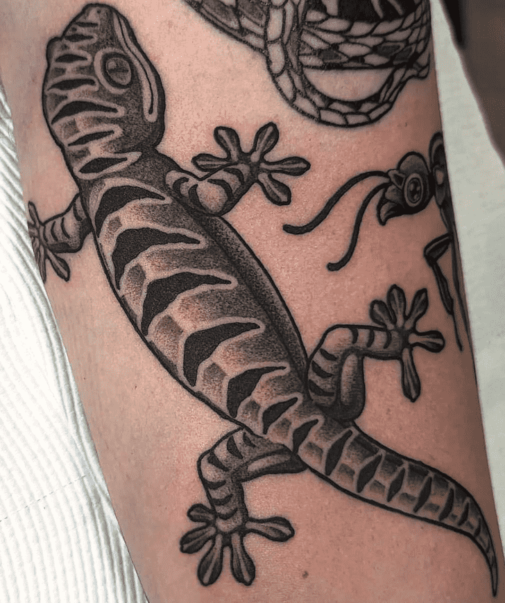 Lizard Tattoo Snapshot