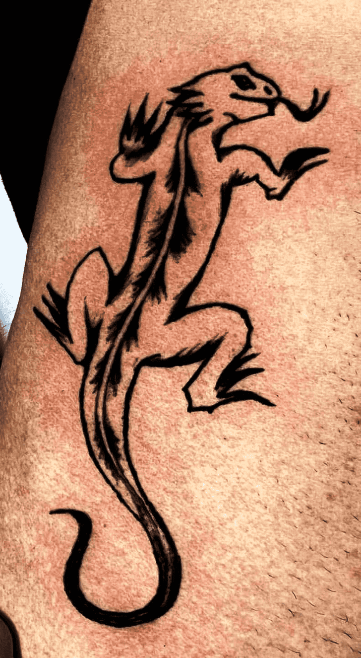 Lizard Tattoo Photograph