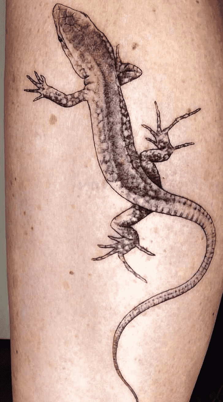 Lizard Tattoo Figure