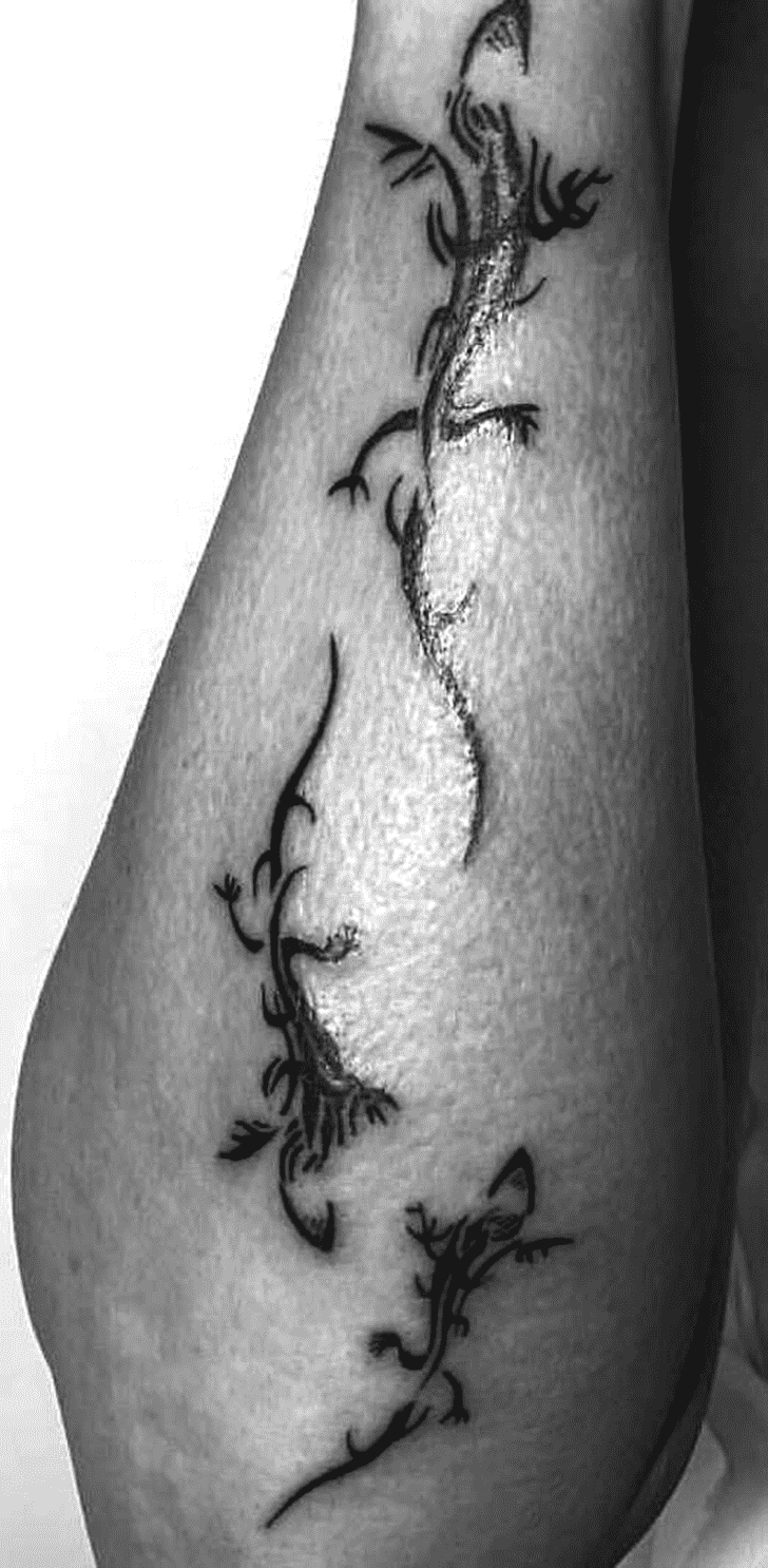 Lizard Tattoo Photograph