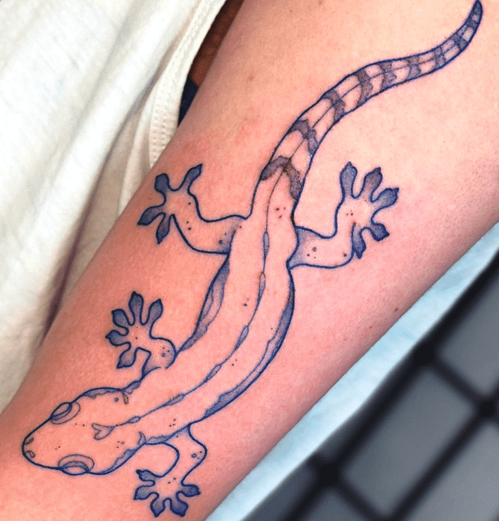 Lizard Tattoo Figure