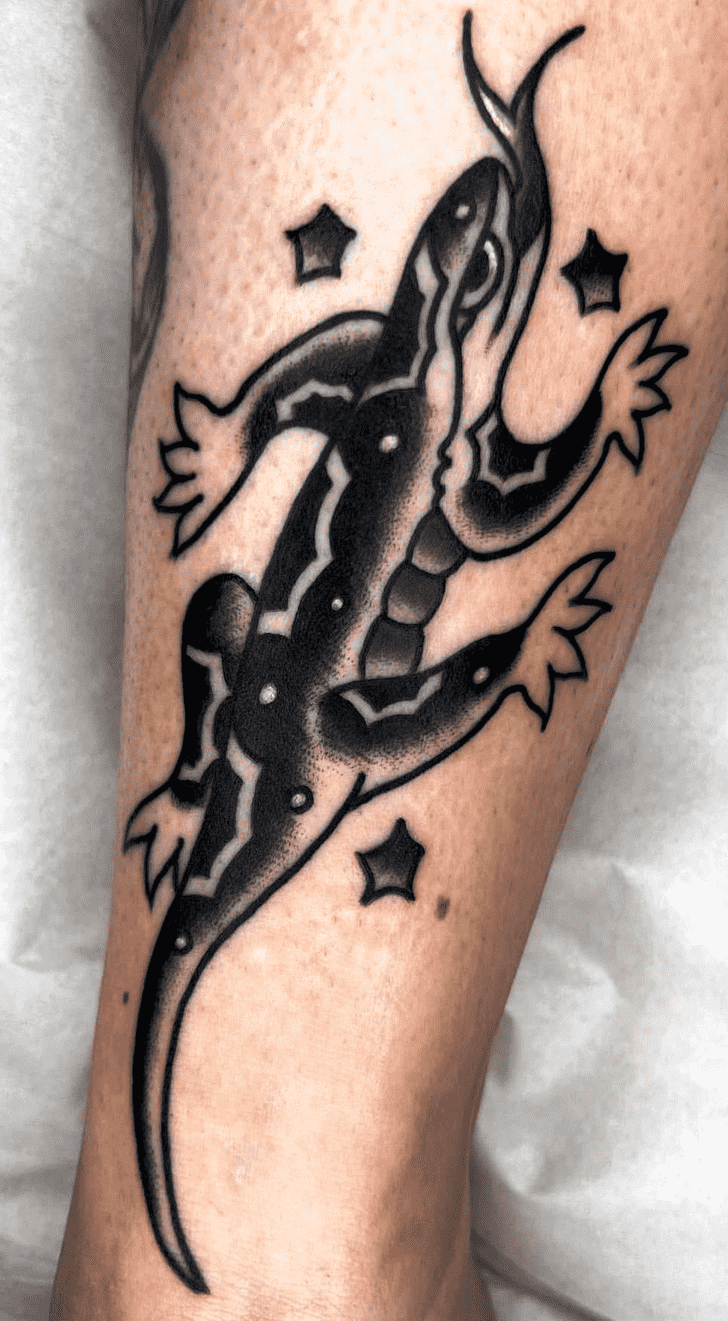 Lizard Tattoo Snapshot