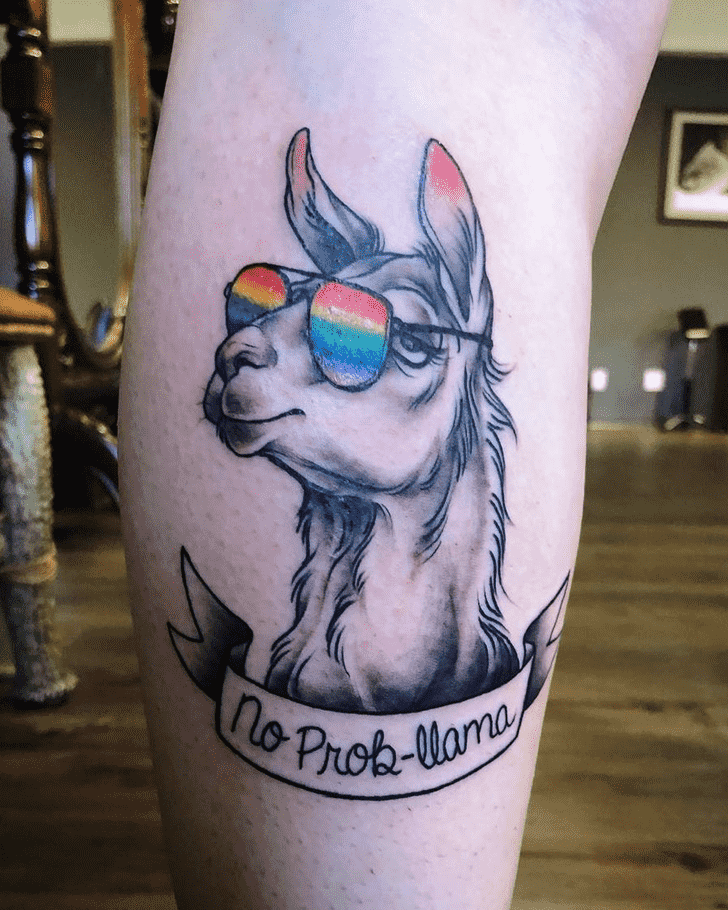 Llama Tattoo Ink