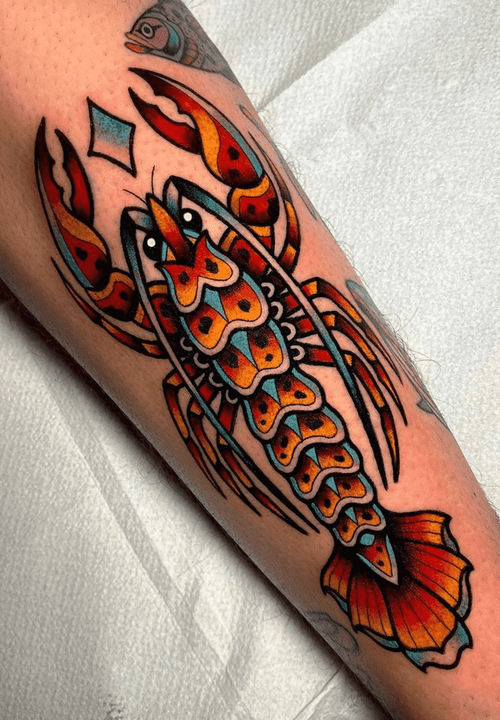 Lobster Tattoo Portrait