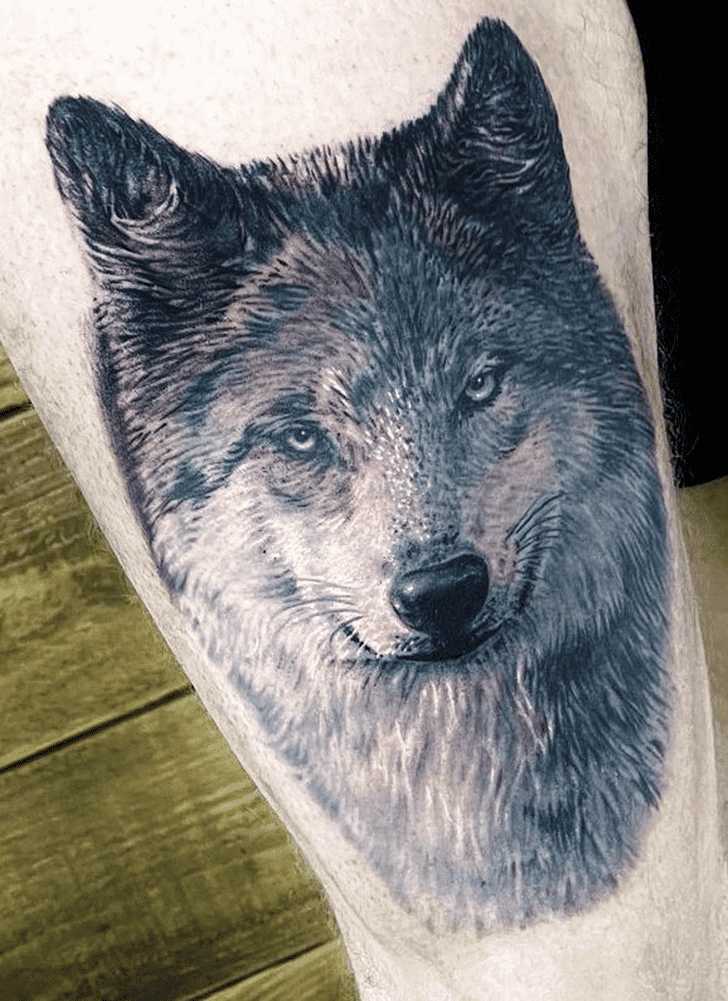 Lone Wolf Tattoo Shot