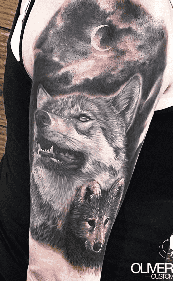 Lone Wolf Tattoo Snapshot