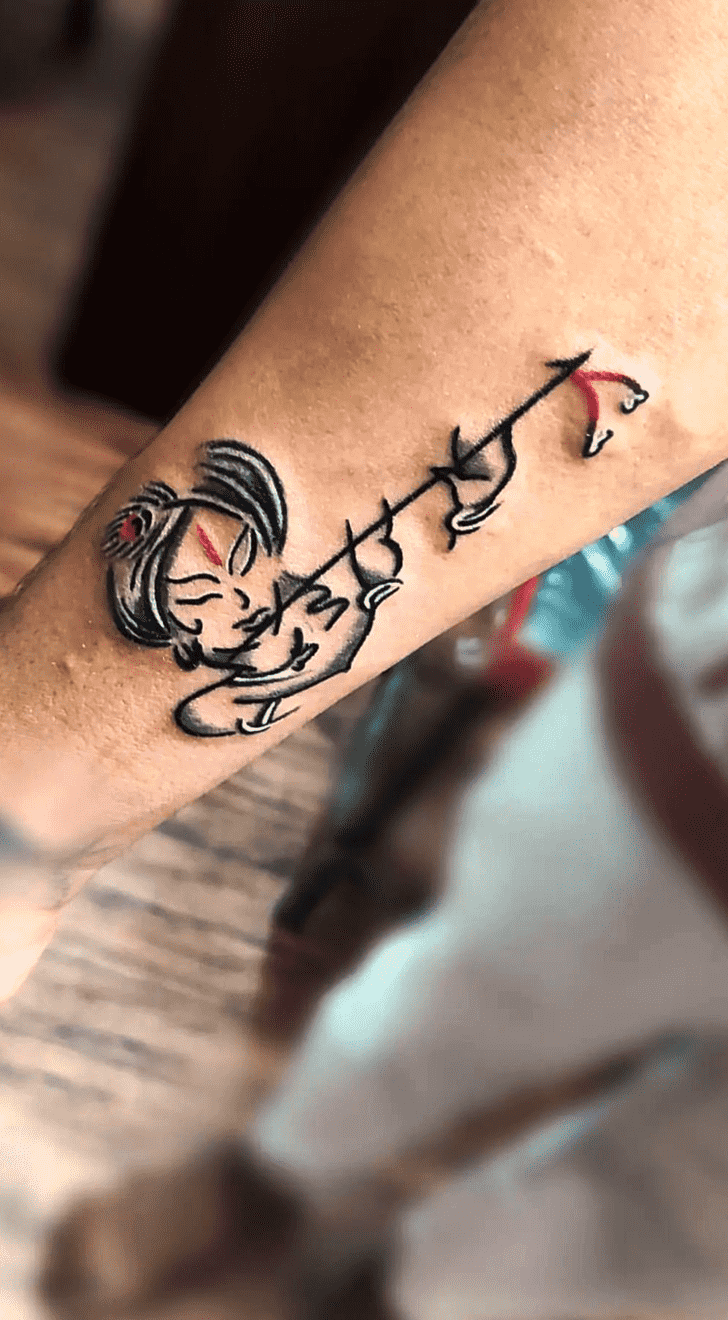 Lord Krishna Tattoo Photo