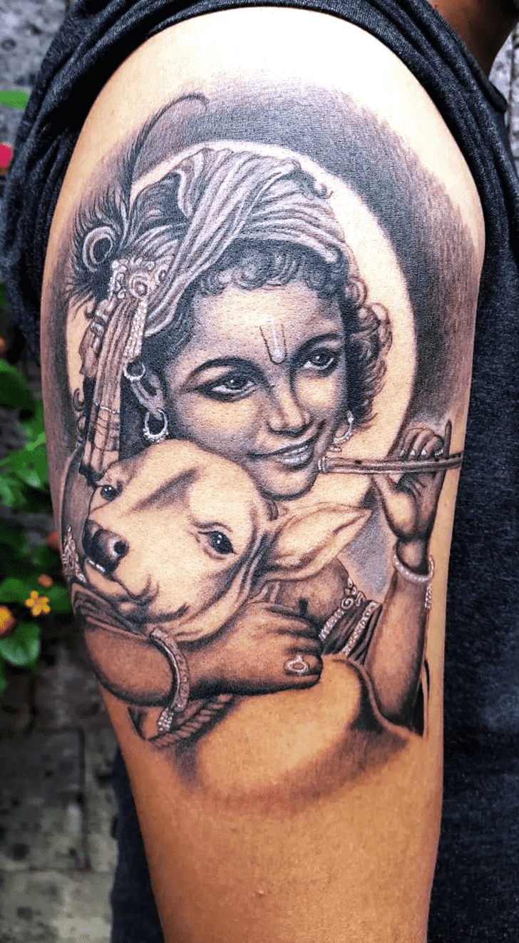 Lord Krishna Tattoo Shot