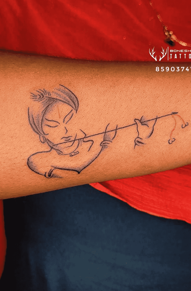 Lord Krishna Tattoo Snapshot